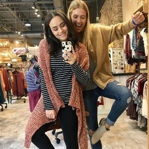 Red Chenille Vest: Small